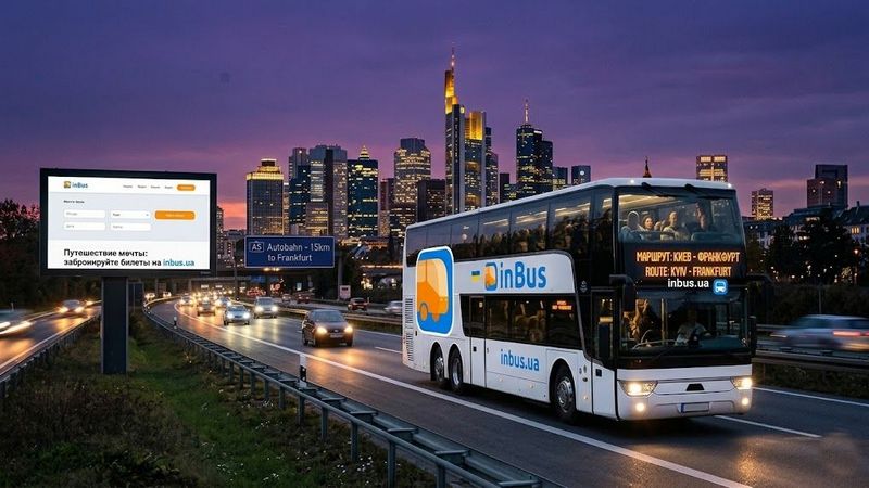 Путешествие мечты: автобус Киев Франкфурт с inBus