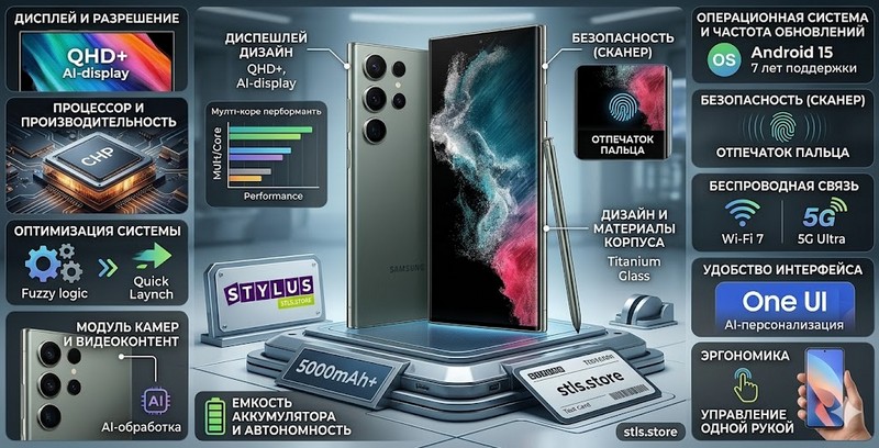 Смартфоны Samsung S26 Ultra: как выбрать и основные характеристики