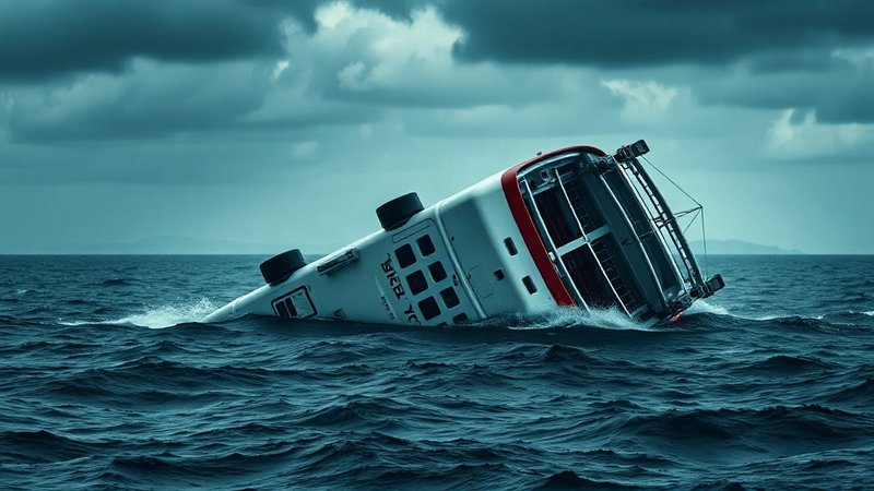 Морская авария на Кипре: крушение парома Filo Jet привело к человеческим жертвам Перевернувшийся паром плавает вверх дном в волнах темных вод у побереж