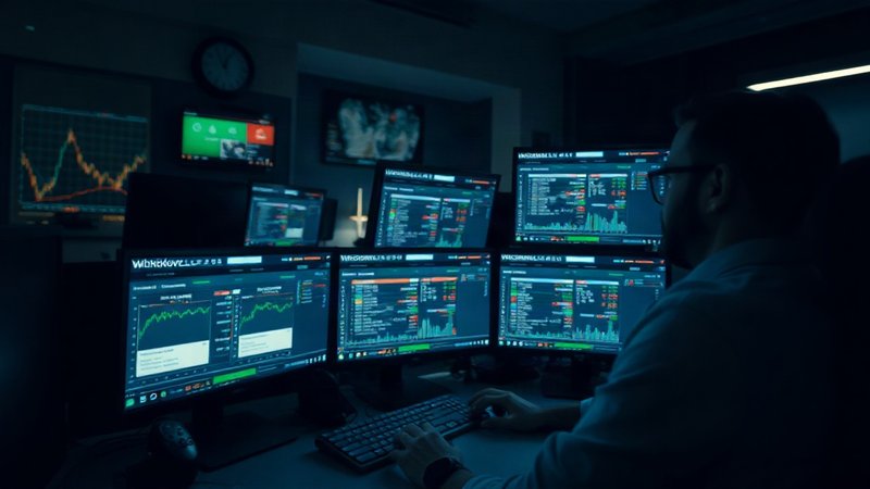 Остановка операций: биржа CoinEx объявила о закрытии и возврате средств клиентам Трейдер за рабочим местом в процессе закрытия позиций и вывода депозит