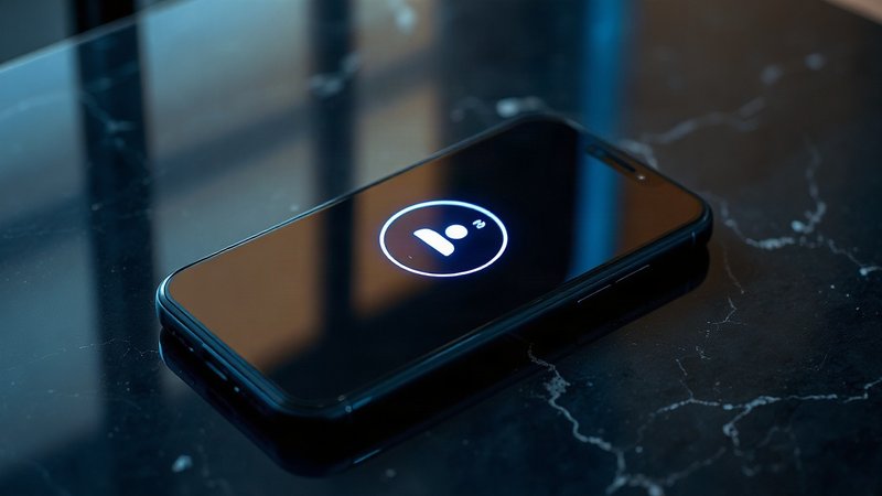 Цифровой аватар в Instagram: как создать запоминающуюся иконку профиля Экран смартфона с яркой круглой иконкой цифрового аватара профиля.